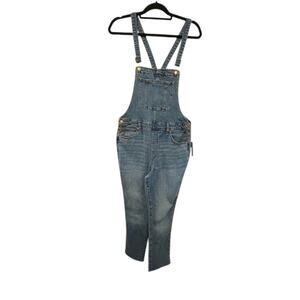 Universal Thread Denim Overalls Size 12 Medium Wash NEW